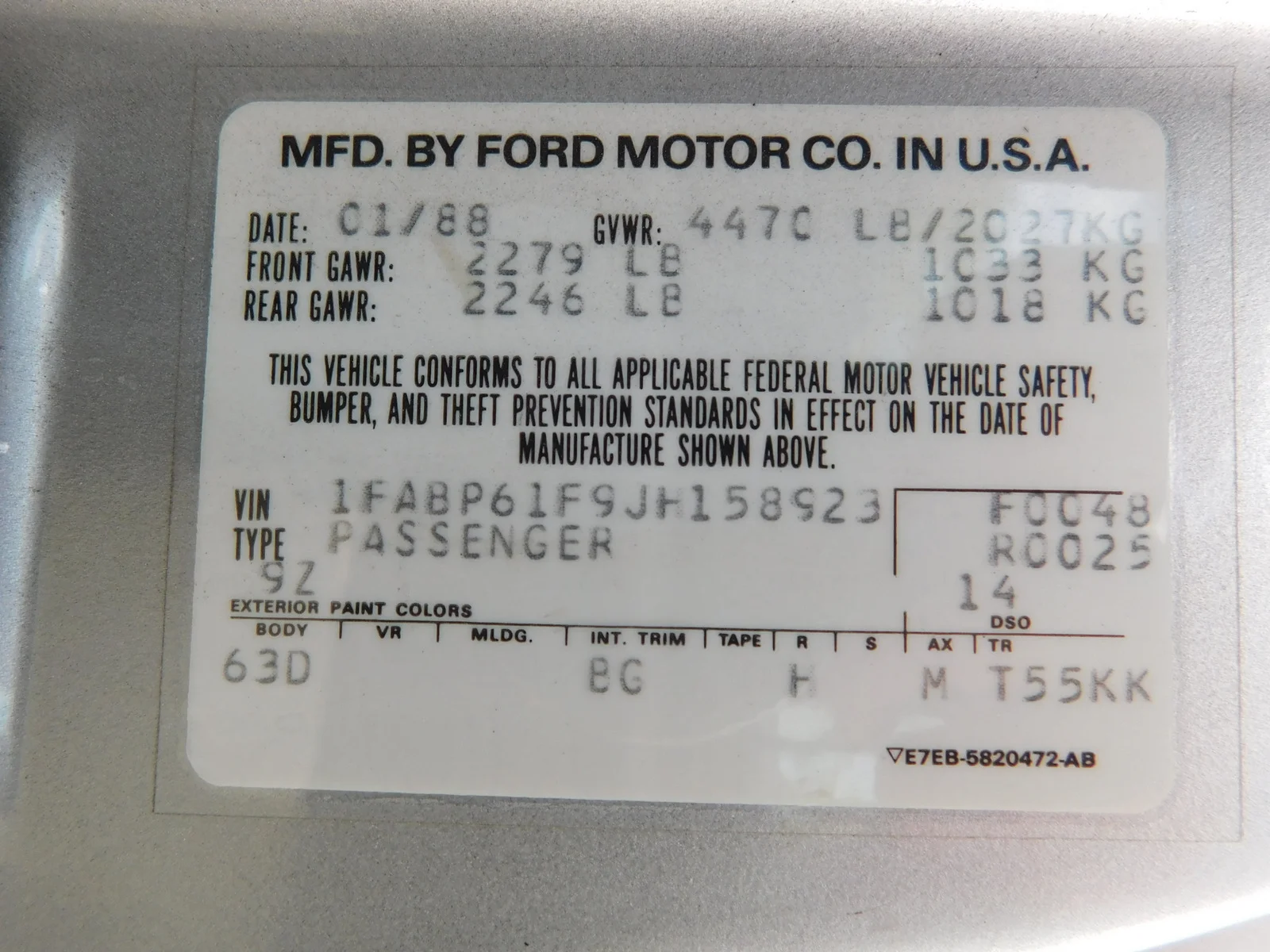 1988 Ford Thunderbird - Photo 37
