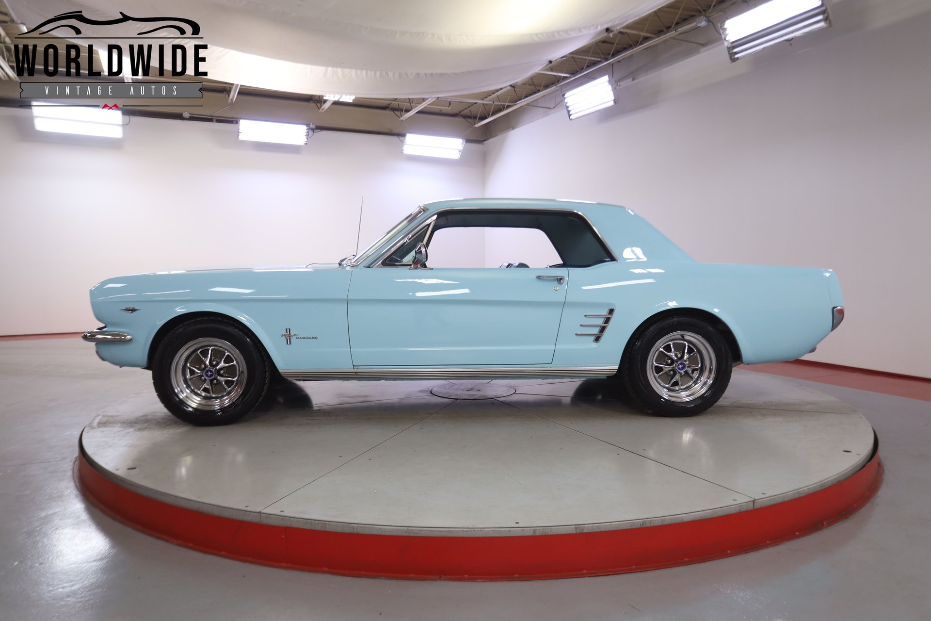 Light Blue Mustang Convertible 1965