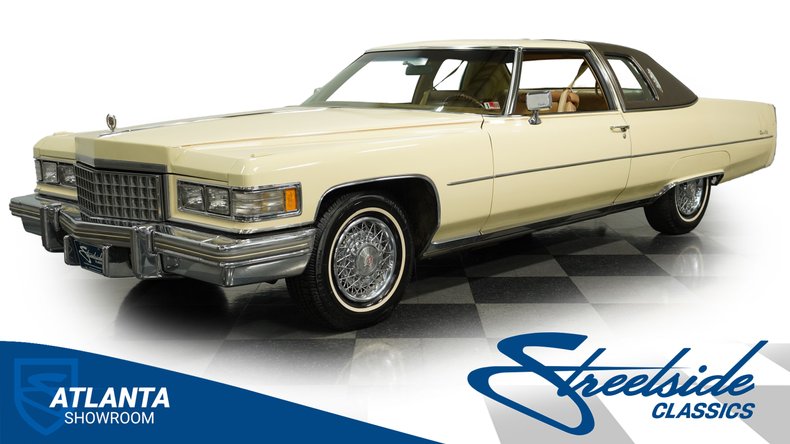 used 1976 Cadillac Coupe DeVille car, priced at $15,995
