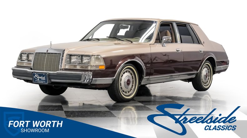 used 1986 Lincoln Continental car, priced at $14,995