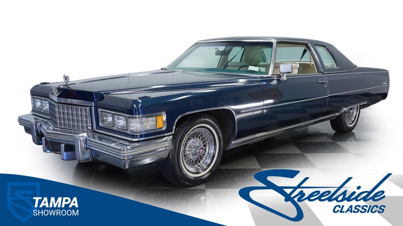 used 1976 Cadillac Coupe DeVille car, priced at $23,995
